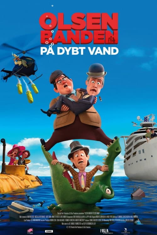 Olsen Banden på dybt vand afişi