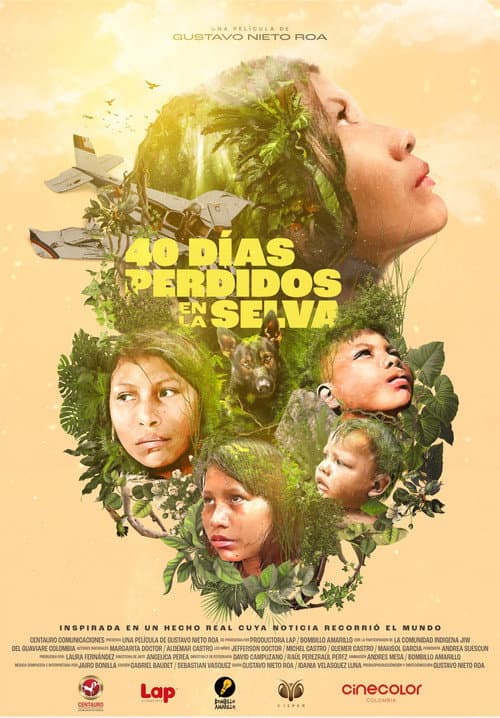 40 días perdidos en la selva afişi