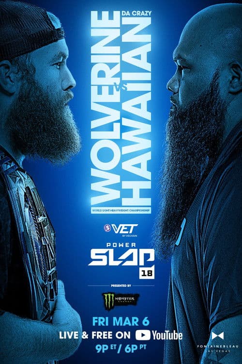 Power Slap 18: Wolverine vs. Da Crazy Hawaiian afişi