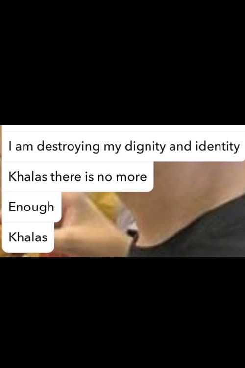 I am Destroying my Dignity and Identity afişi