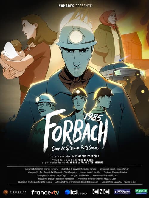 1985 FORBACH, Coup de Grisou au Puits Simon afişi