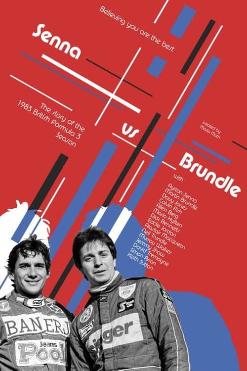 Senna vs Brundle afişi