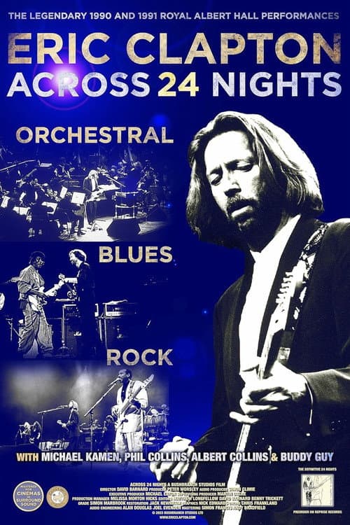 Eric Clapton: Across 24 Nights afişi
