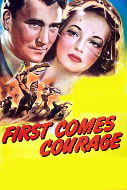First Comes Courage afişi
