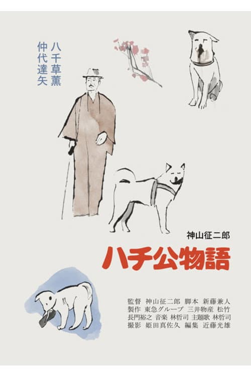Hachiko Monogatari afişi