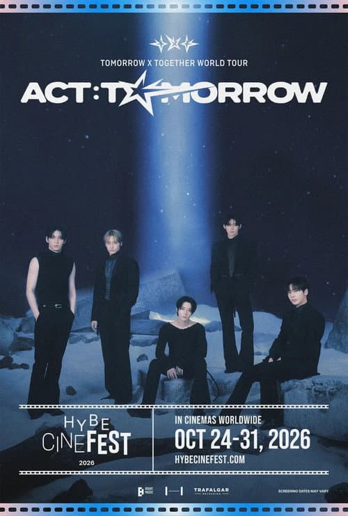 TOMORROW X TOGETHER WORLD TOUR 'ACT : TOMORROW' afişi