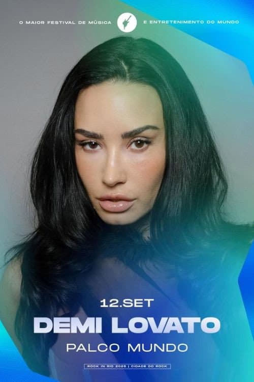 Demi Lovato - Rock in Rio 2026 afişi