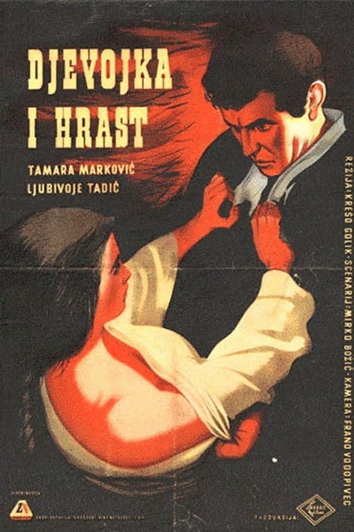 Djevojka i hrast afişi