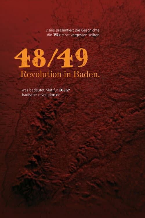48/49 - Revolution in Baden. afişi