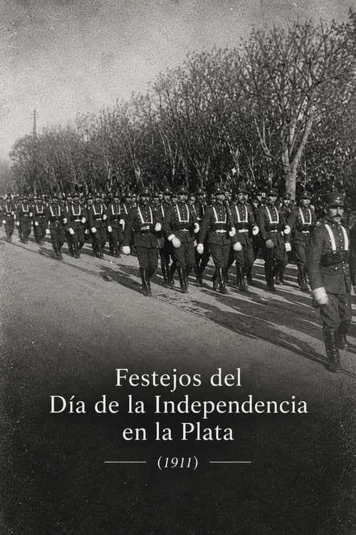 Festejos del Día de la Independencia en la Plata afişi
