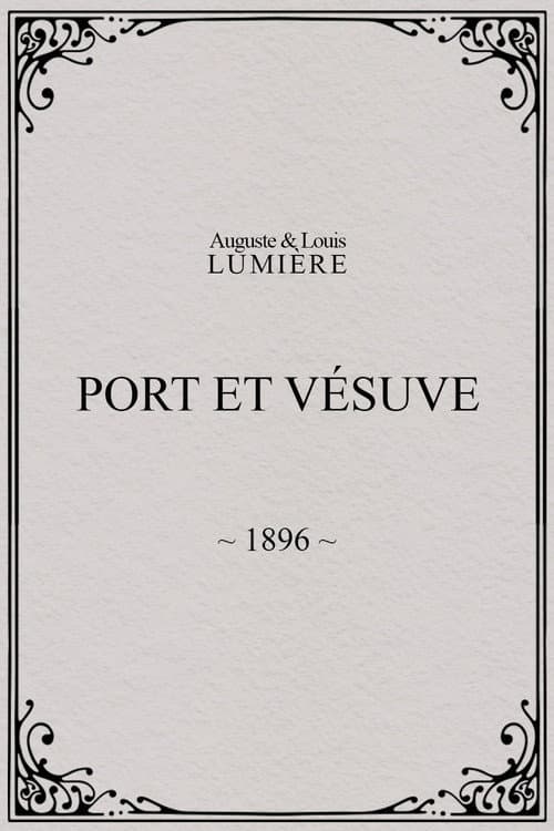 Port et Vésuve afişi