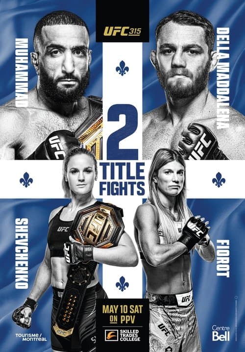 UFC 315: Muhammad vs. Della Maddalena afişi