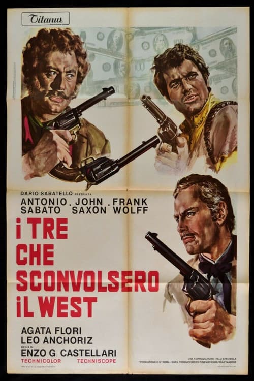 I Tre Che Sconvolsero Il West afişi