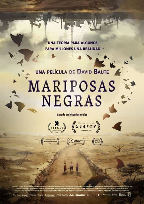 Mariposas negras afişi