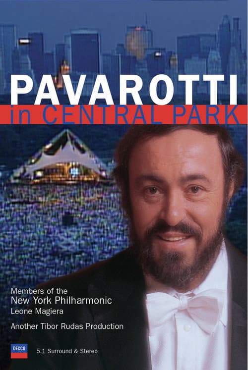 Pavarotti in Central Park afişi