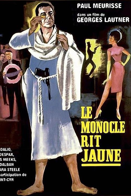 Le monocle rit jaune afişi