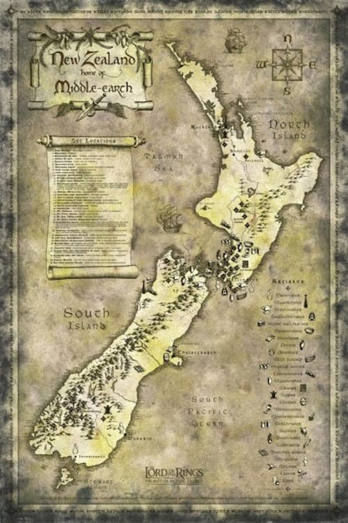 The Fellowship of the Ring: New Zealand as Middle Earth afişi