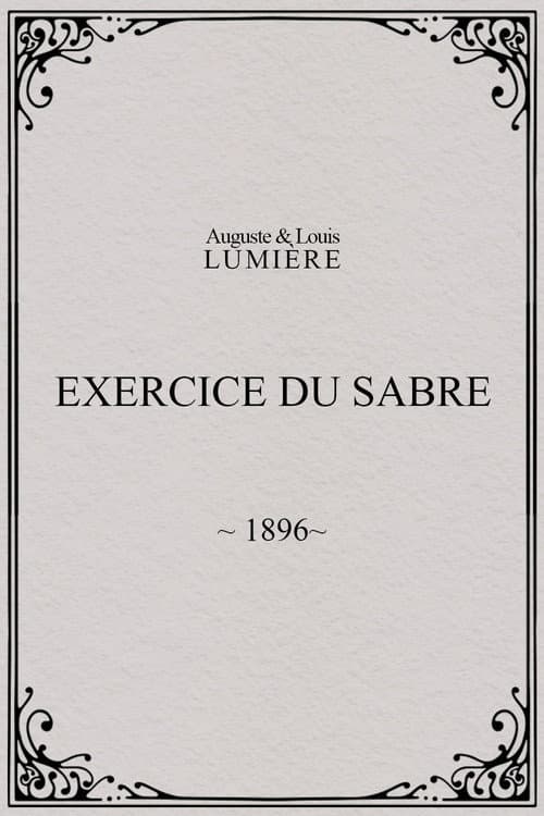 Exercice du sabre afişi
