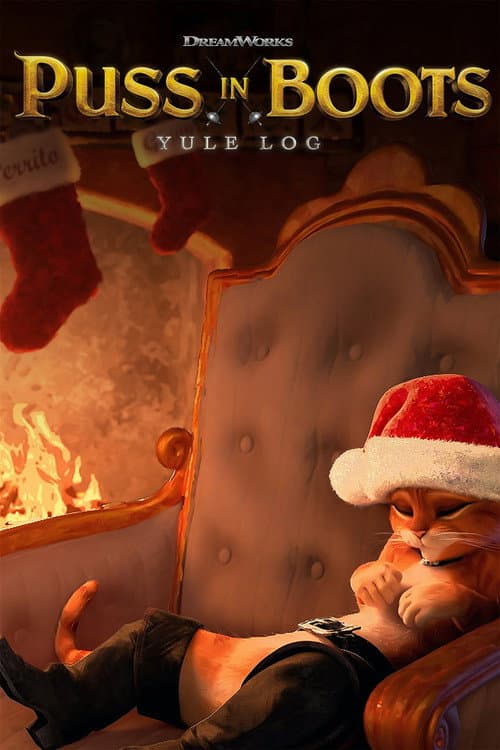 Puss in Boots' Yule Log afişi