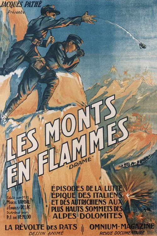 Les Monts en flammes afişi