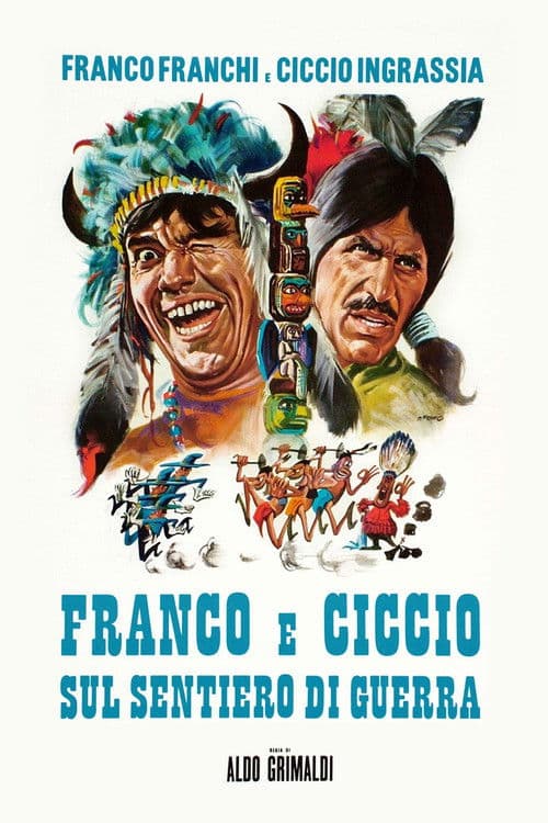 Franco e Ciccio sul sentiero di guerra afişi
