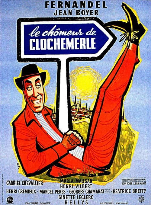 Le Chômeur de Clochemerle afişi