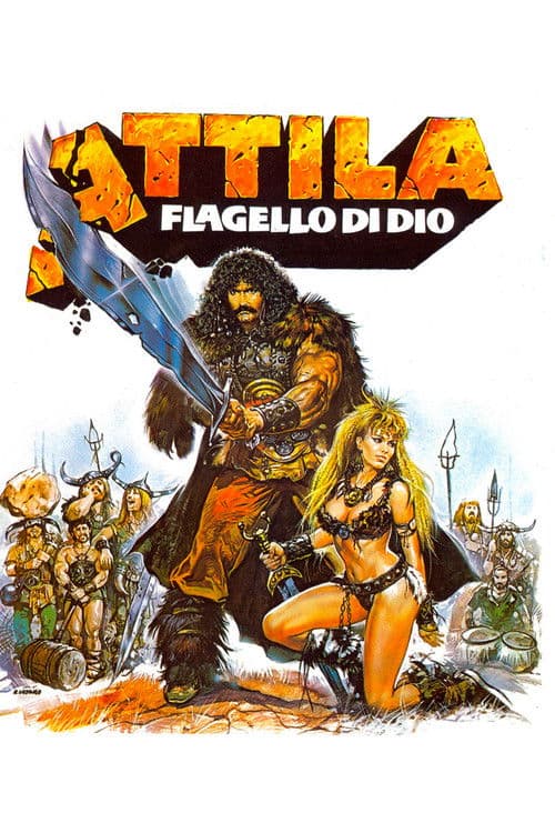 Attila flagello di Dio afişi