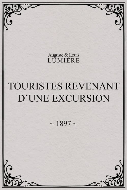 Touristes revenant d’une excursion afişi