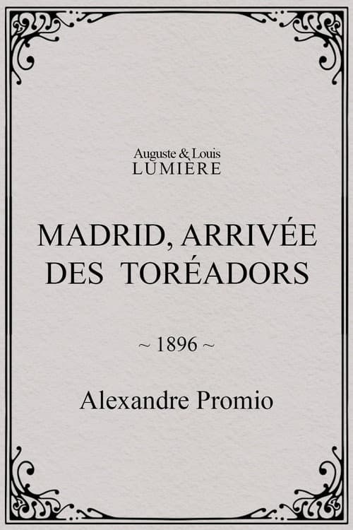 Arrivée des toréadors afişi