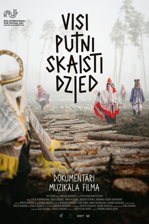 Visi putni skaisti dzied afişi