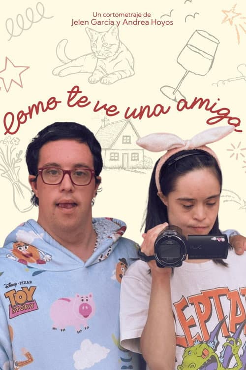 Como te ve una amiga afişi