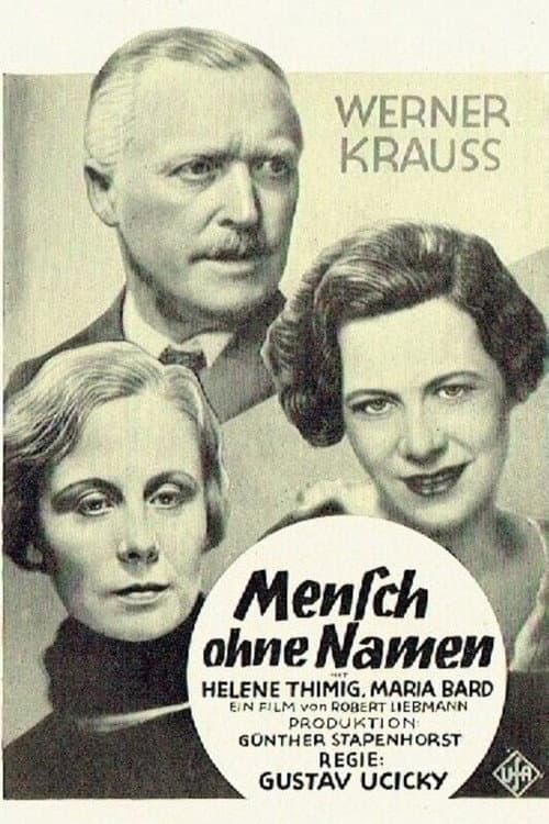 Mensch ohne Namen afişi