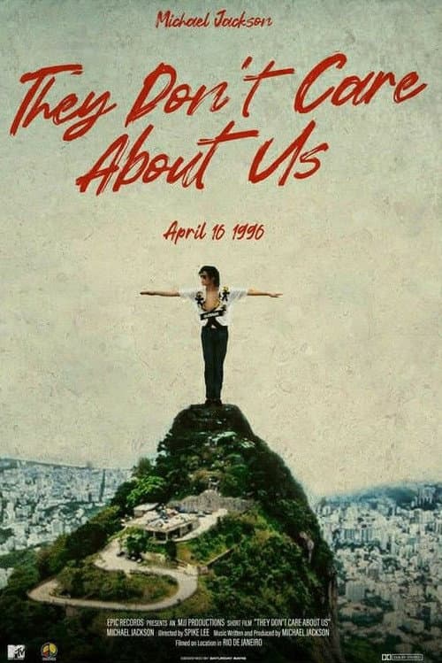 Michael Jackson: They Don't Care About Us (Brazil Version) afişi