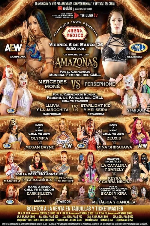 CMLL: The Night of The Amazonas 2026 afişi
