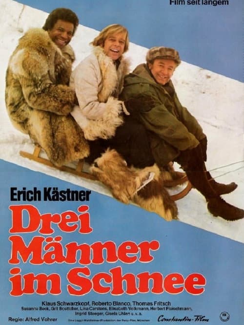 Drei Männer im Schnee afişi