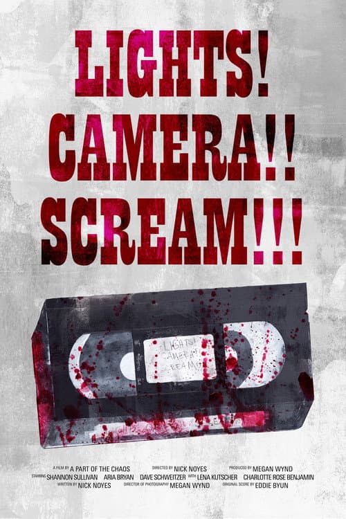 Lights! Camera!! Scream!!! afişi