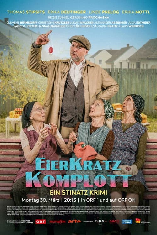 Eierkratz-Komplott - Ein Stinatz-Krimi afişi