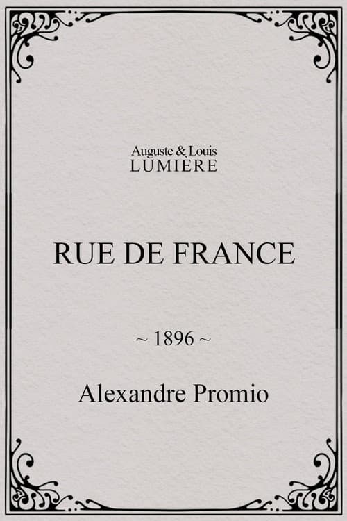 Rue de France afişi