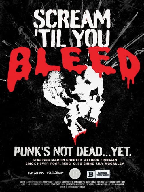 Scream 'Til You Bleed afişi