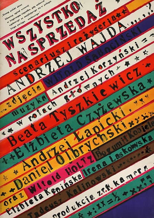 Wszystko na sprzedaż afişi