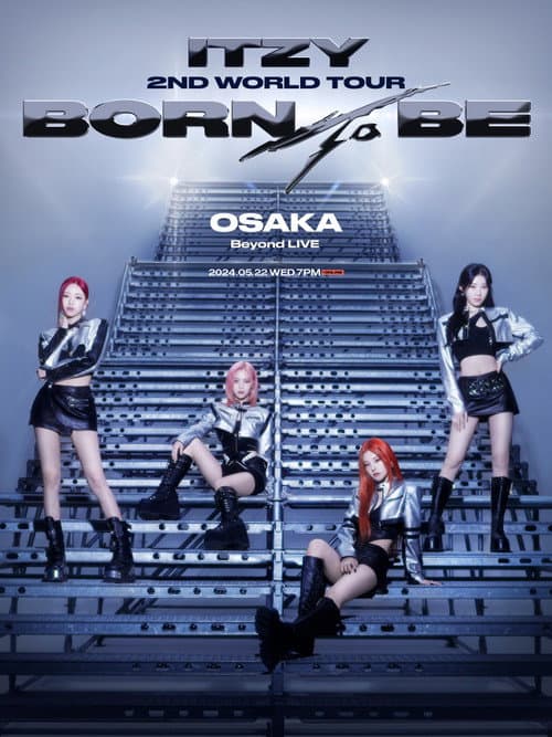ITZY 2ND WORLD TOUR BORN TO BE in OSAKA afişi
