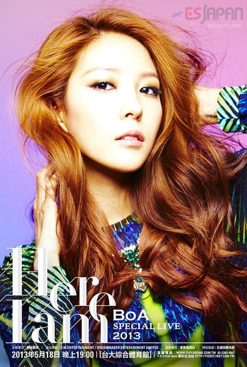 BoA Special Live: Here I am afişi