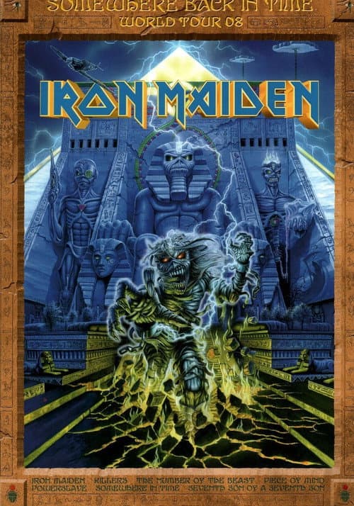 Iron Maden - Somewhere Back in Time World Tour '08, Mumbai India afişi
