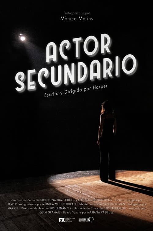 Actor secundario afişi