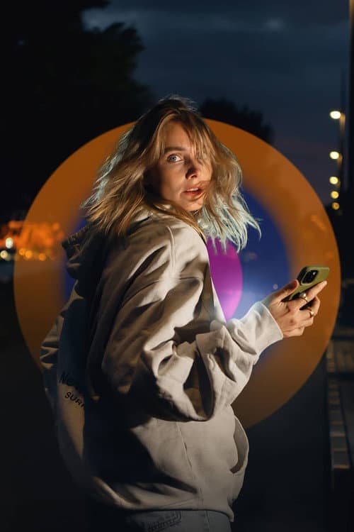App me als je thuis bent afişi