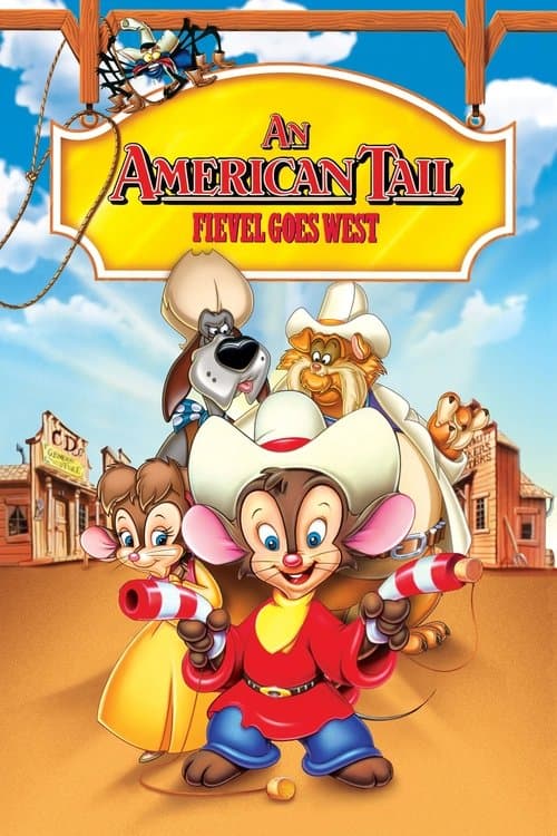 Amerikan Fare: Batıya Yolculuk afişi