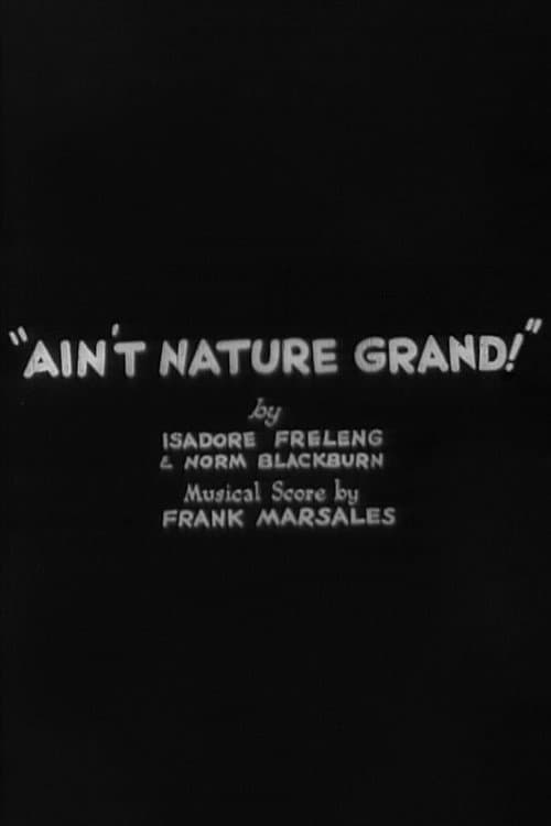 Ain't Nature Grand! afişi