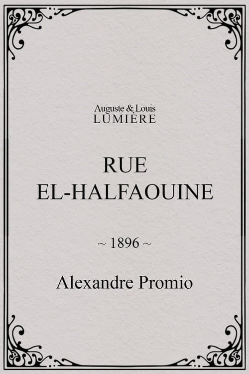 Rue El-Halfaouine afişi