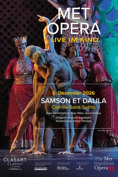 The Metropolitan Opera: Samson et Dalila afişi