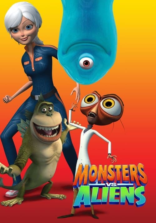 Monsters vs. Aliens afişi